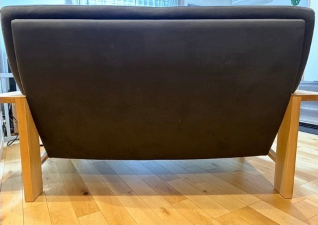 値下げしました！　カリモク　グレー　ソファ　2.5人掛け