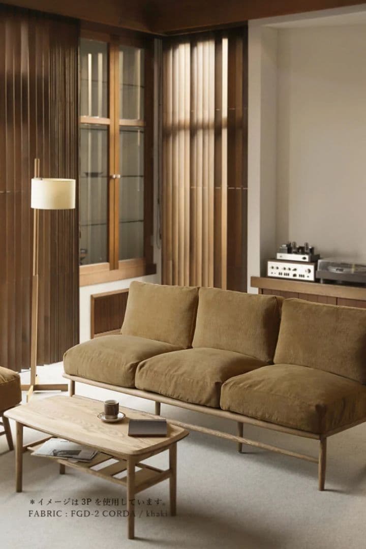 MOMOnatural クラウドソファ3P座面カバー