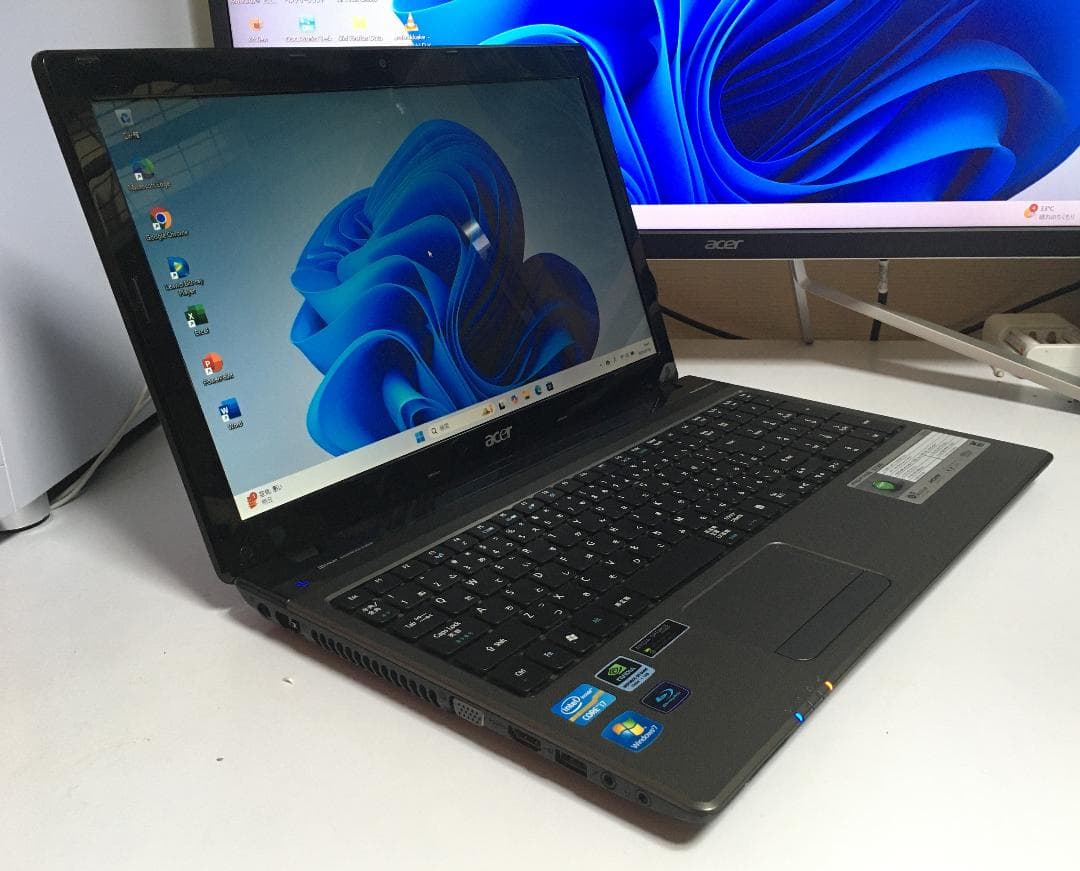 Windowsノート本体 Acer Aspire 5750G-J Core i7 Windows11