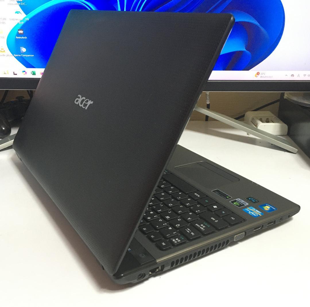 Windowsノート本体 Acer Aspire 5750G-J Core i7 Windows11