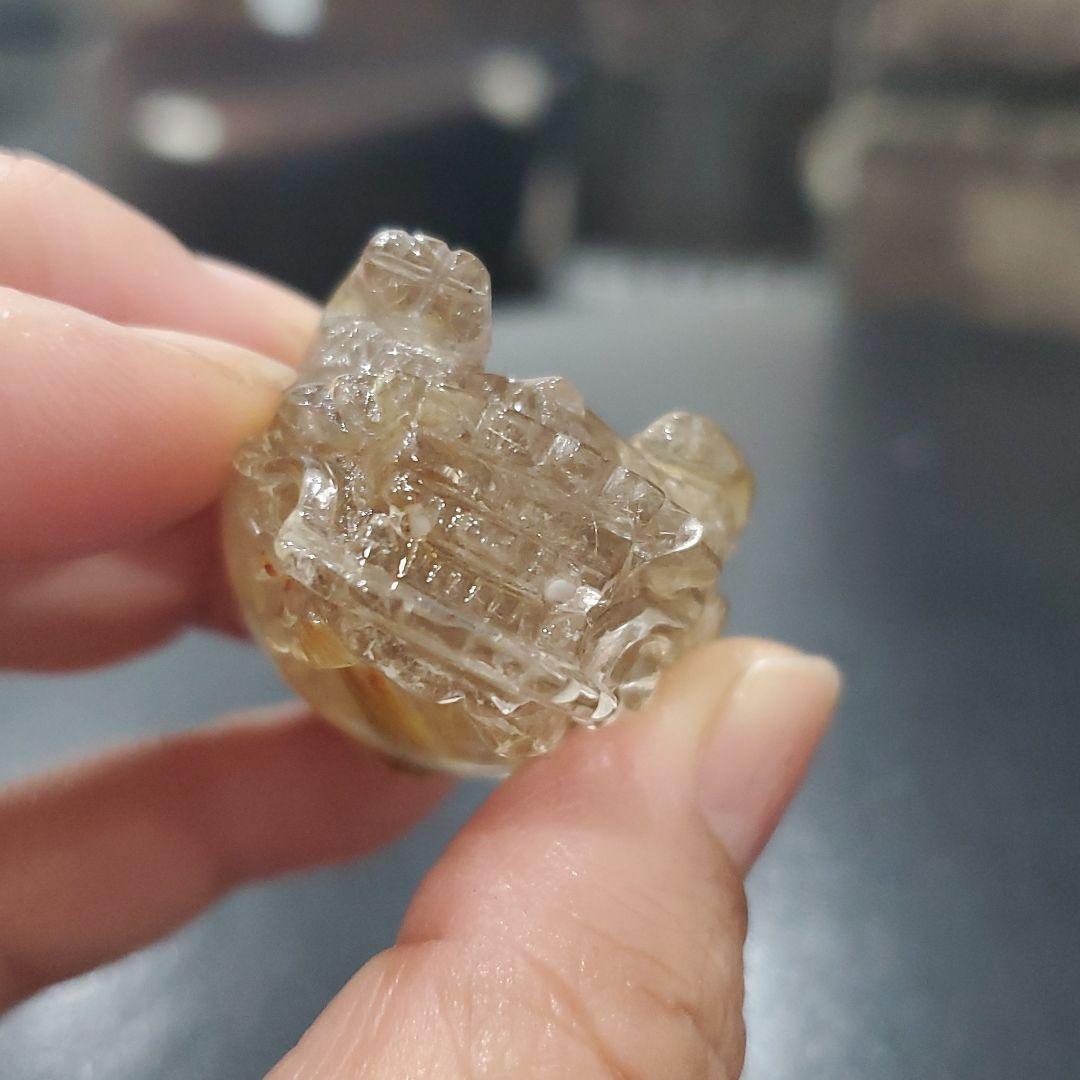 高品質タイチンルチル貔貅置物