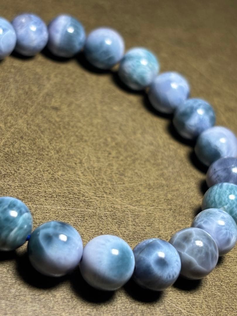 【希少高品質】ドミニカ共和国産 パープルラリマー ブレスレット 8.6〜9.1㎜