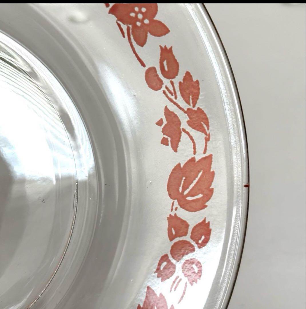 ヘーゼルアトラス　ピンクアイビー　デザートカップとプレートのセット