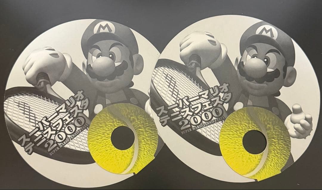 スーパーマリオ　テニスフェスタ2000 うちわ