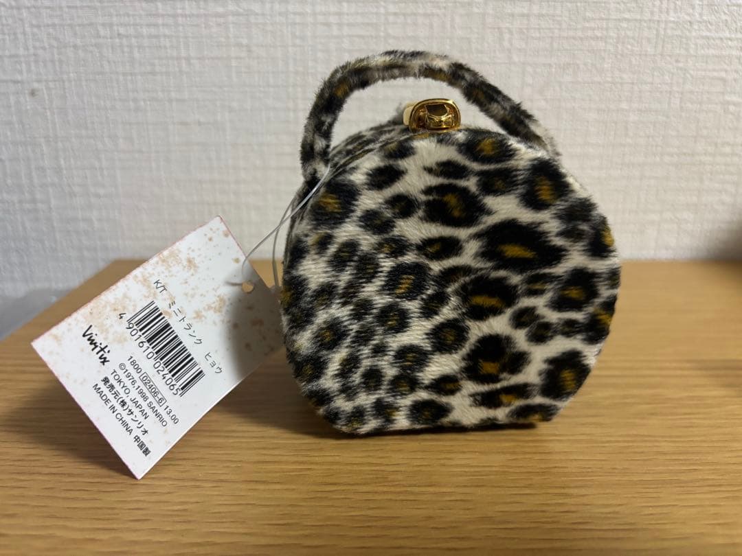 Vivitix ハローキティ ミニトランク ヒョウ柄　サンリオ　1998 #1