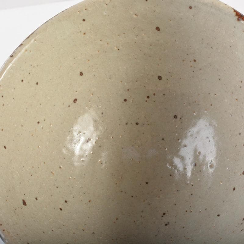 茶道具　染付　微風吹幽松　近聴声愈好　茶碗　清水公照絵付　共箱　V　6609