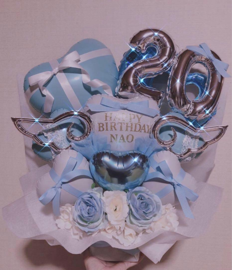 バルーンギフト　バルーンアレンジ  生誕祭　卓フラ　フラスタ　推し　成人式