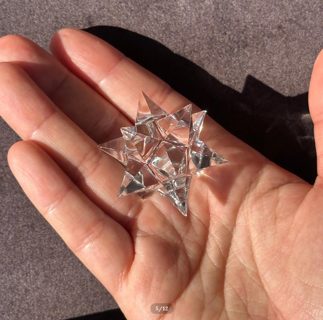 ガネーシュヒマール産【水晶】アステロイド マカバ スター C 最高品質