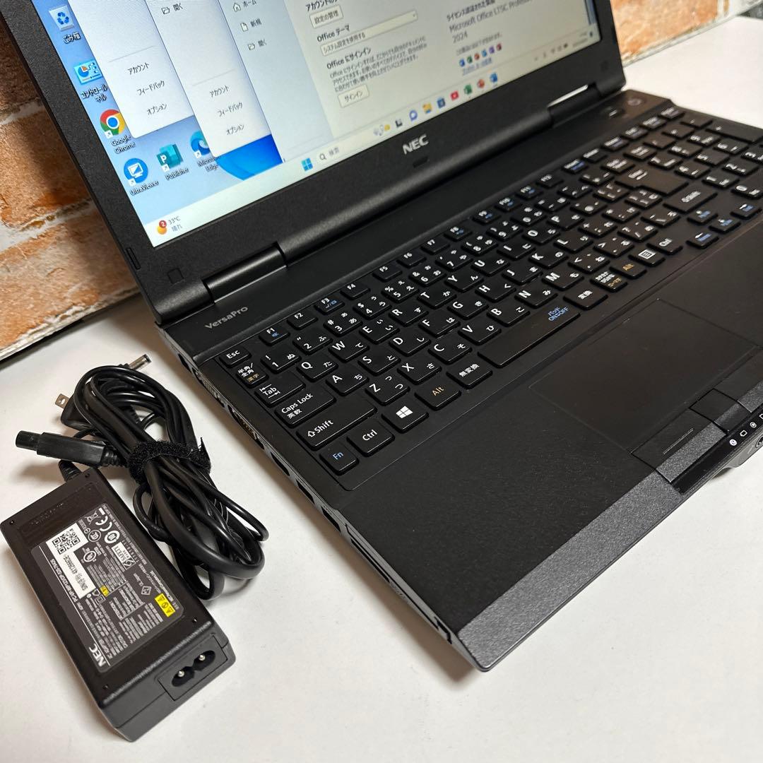 NEC Versaproノート PC 高速起動SSD オフィス2024年マウス付