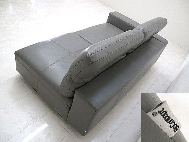 ボーコンセプト「ハンプトン」 片アーム本革ソファ　 3人掛けソファ 約105万