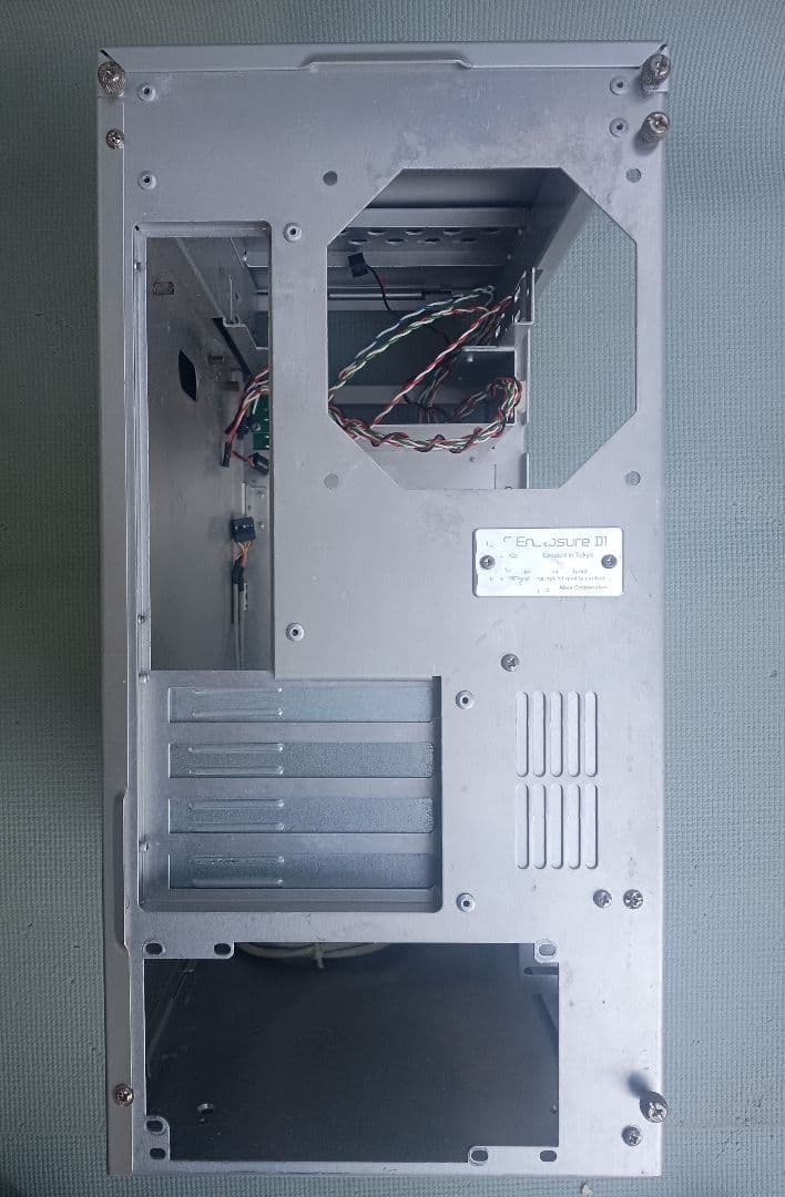 Abee AS Enclosure D1 ミニタワーPCケース アルミ シルバー