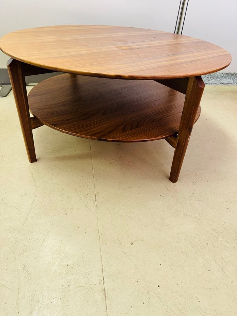 NITORI ニトリ 丸い テーブル インテリア 座卓 ちゃぶ台 80cm 食卓