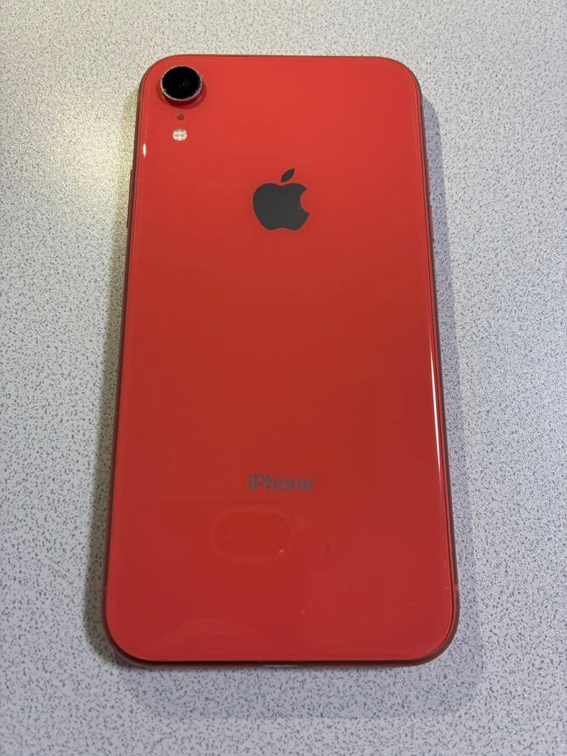 美品 Apple iPhone XR Coral 128GB 動作良好