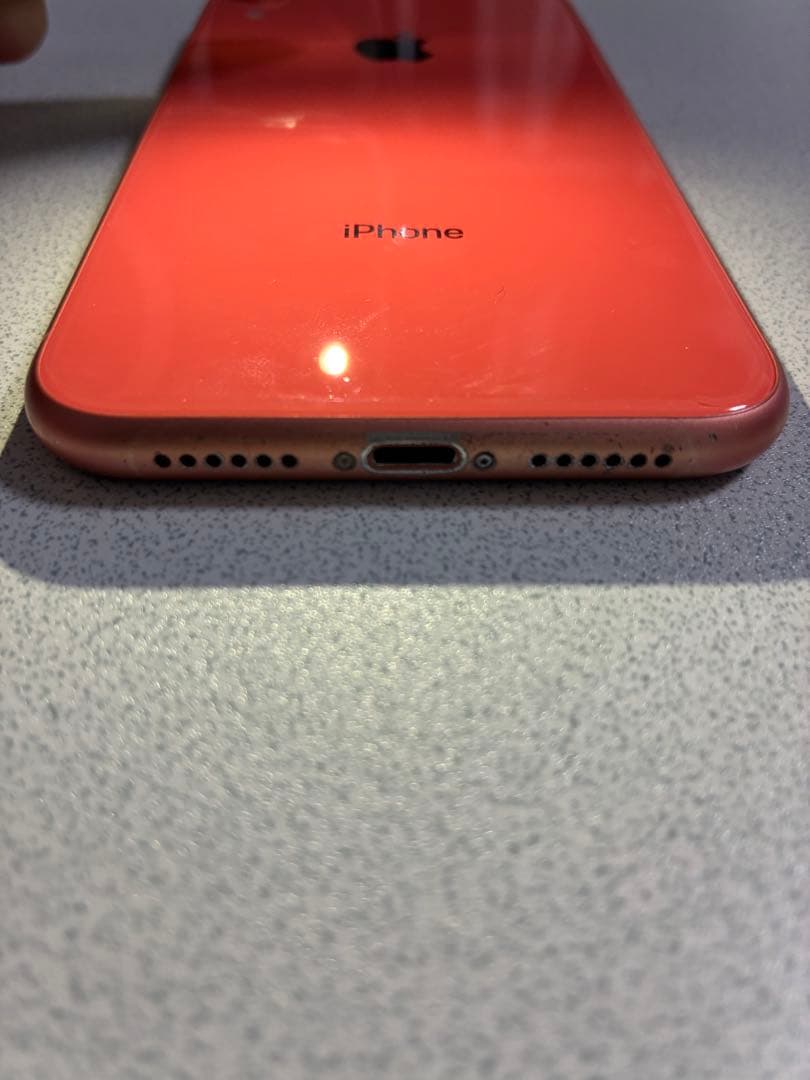 美品 Apple iPhone XR Coral 128GB 動作良好