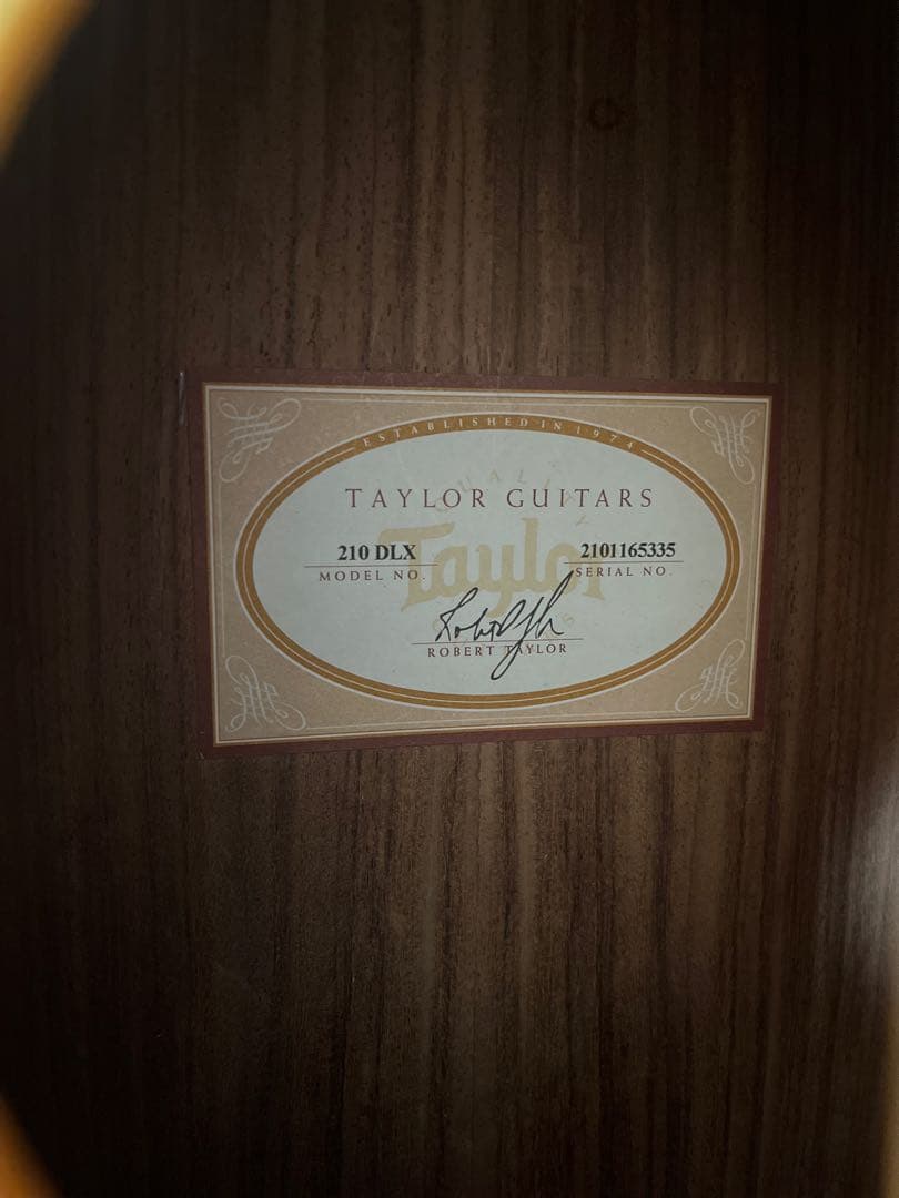 Taylor 210DLX 2015年製 ハードケース付