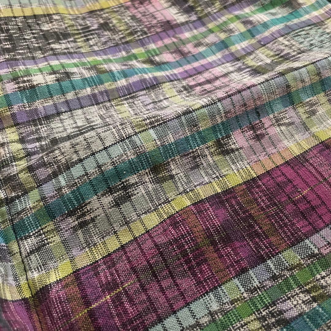 グアテマラ　刺繍　クッションカバー　② 丸　円形