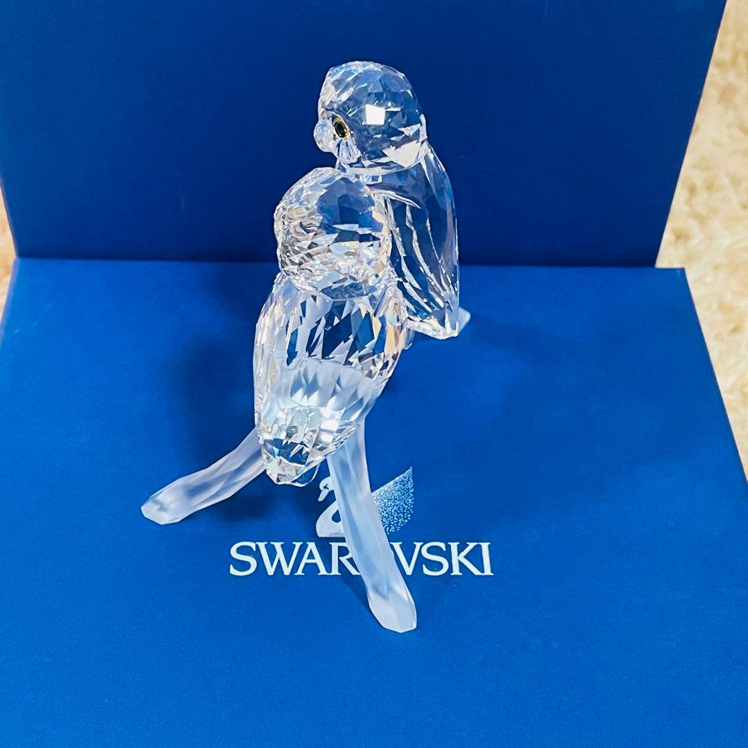 スワロフスキー/廃盤　フクロウ2羽