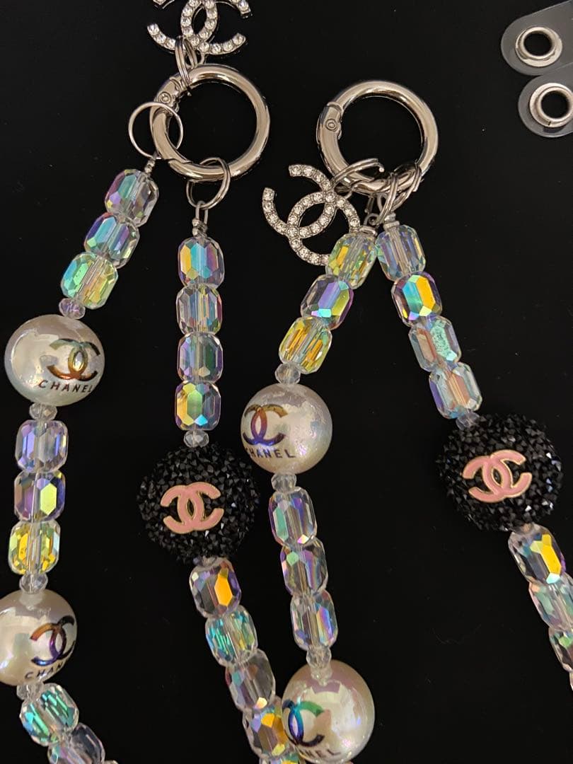 CHANEL★スマホ用ストラップ2個セット