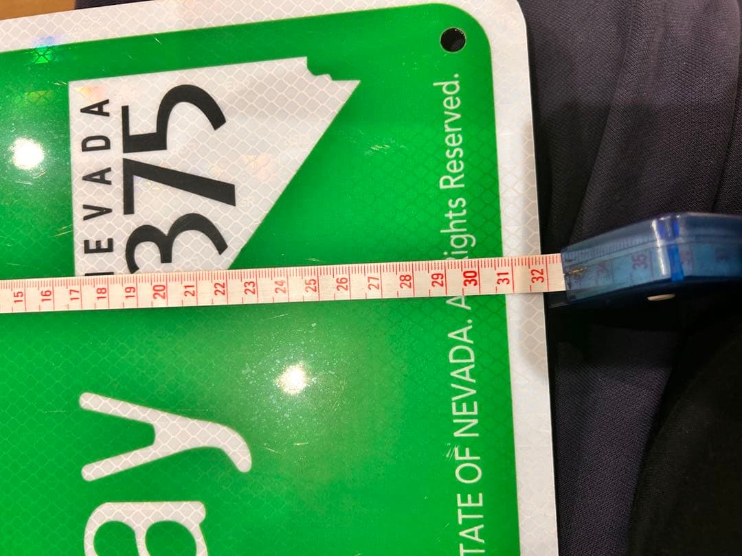 ネバダ州　高速道路　標識　看板　インテリア　アメカ　UFO USA 375