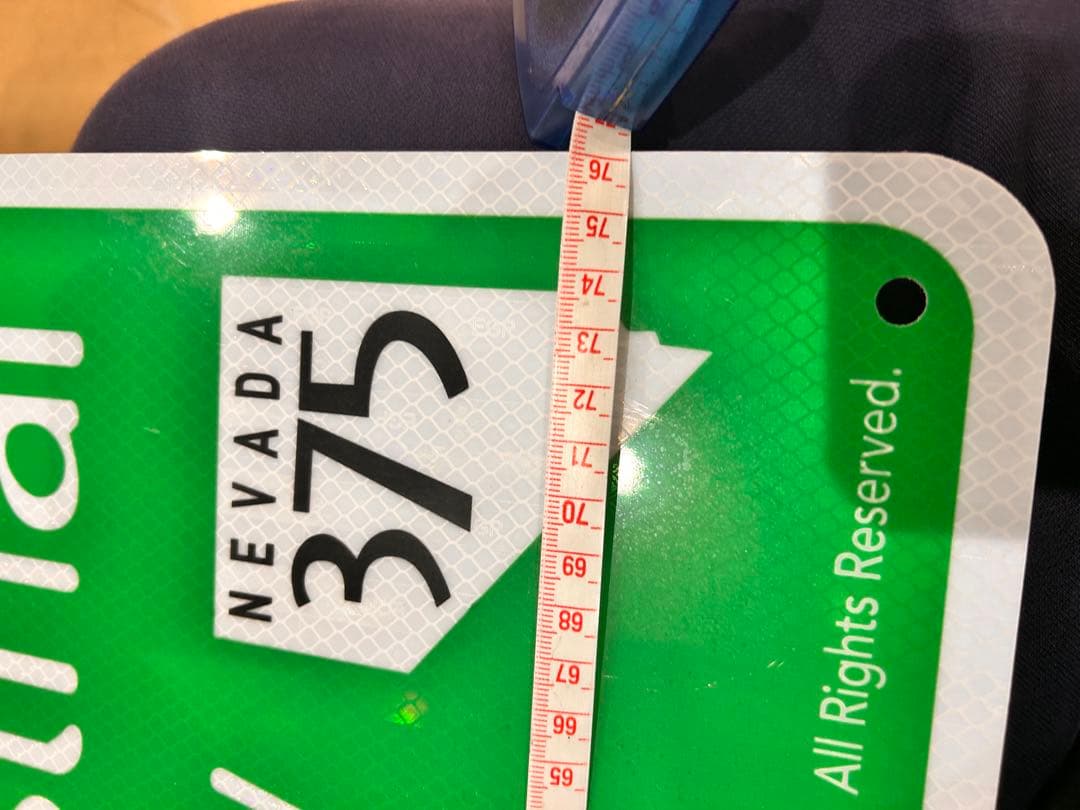 ネバダ州　高速道路　標識　看板　インテリア　アメカ　UFO USA 375