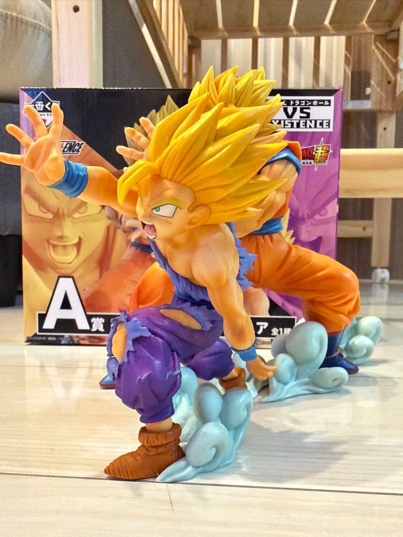 【開封品】一番くじ ドラゴンボール Ａ賞 親子カメハメ波 悟空&悟飯フィギュア