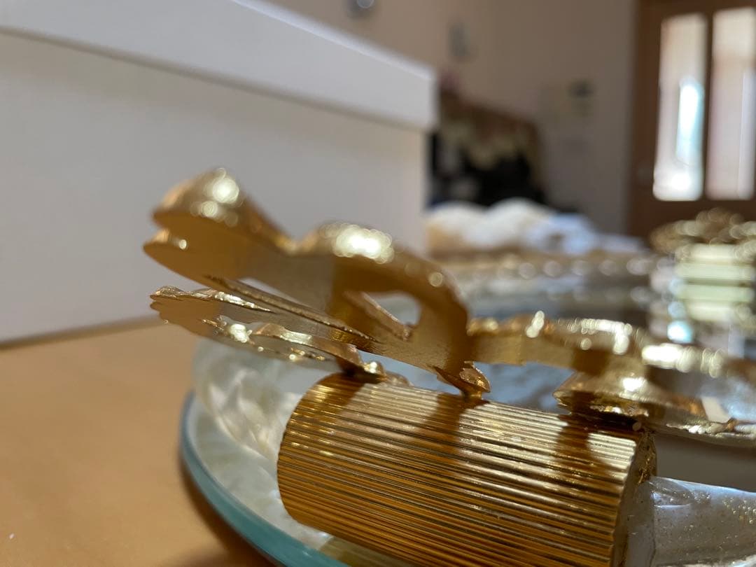 ベネチアングラス ミラートレイ ムラーノガラス ゴールド ガラス