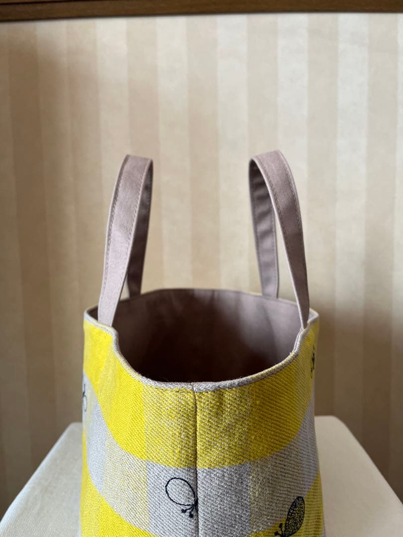 ハンドメイド　ランチトートバッグ　ミナペルホネン choucho