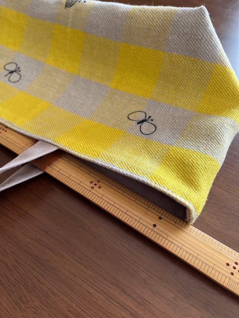 ハンドメイド　ランチトートバッグ　ミナペルホネン choucho