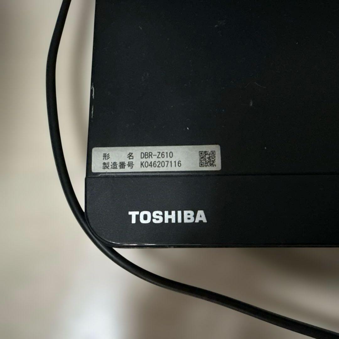TOSHIBA DBR-Z610 ブルーレイレコーダー