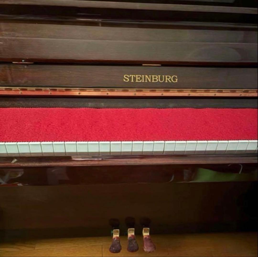 猫足アップライトピアノ　『STEINBURG』 HAMAMATSU JAPAN