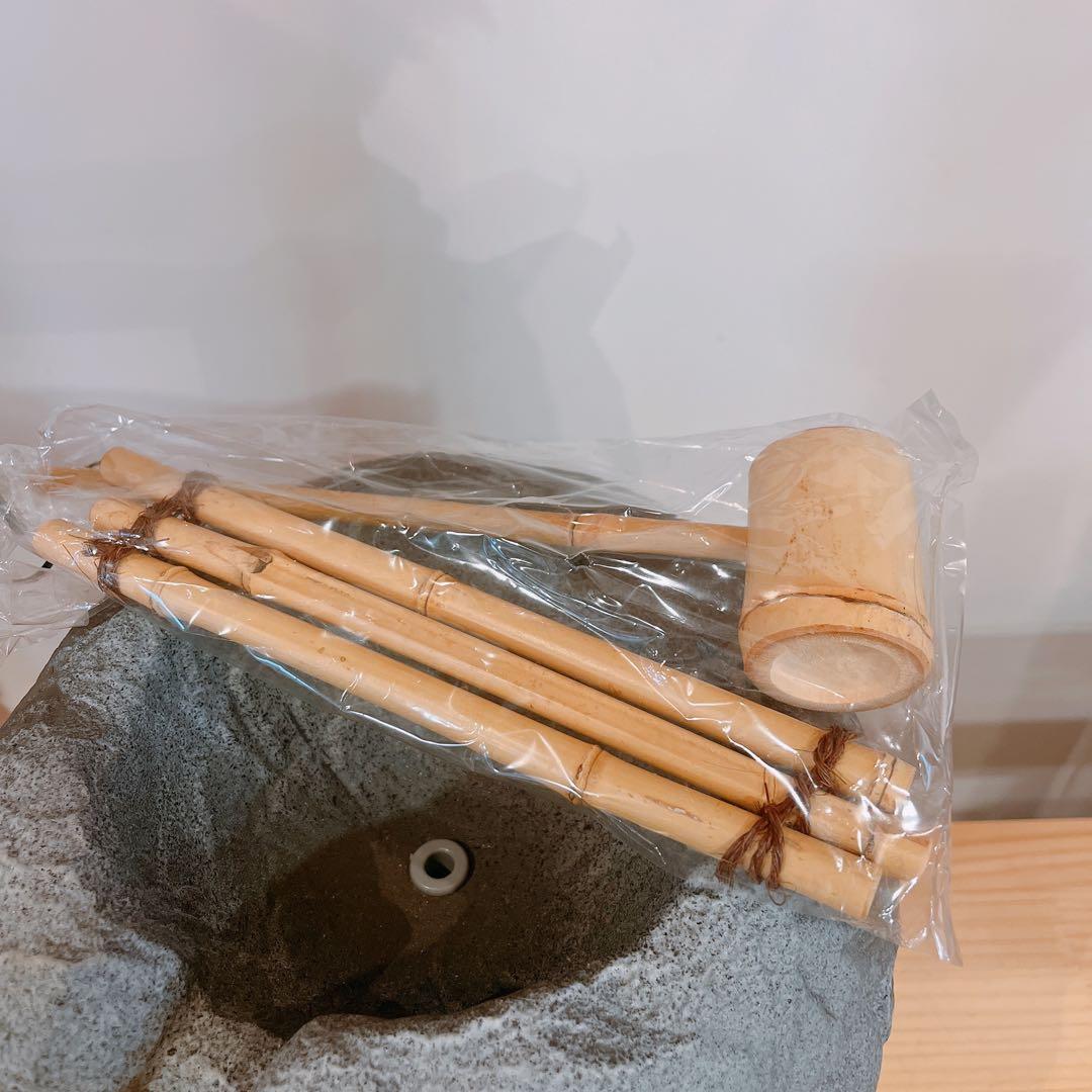 信楽焼　つくばい　イオンの泉　箱説明書あり