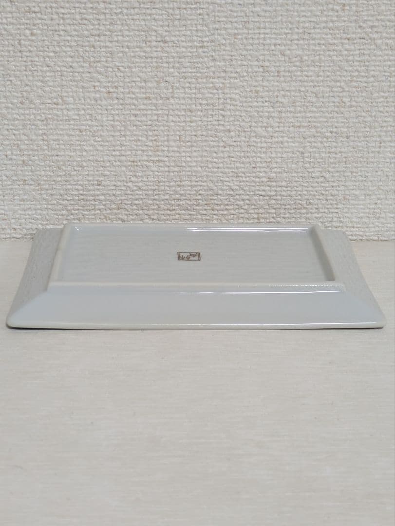 有田焼　林斉窯　長角皿揃　銘々皿　古伊万里風絵変わり　5枚セット　未使用品