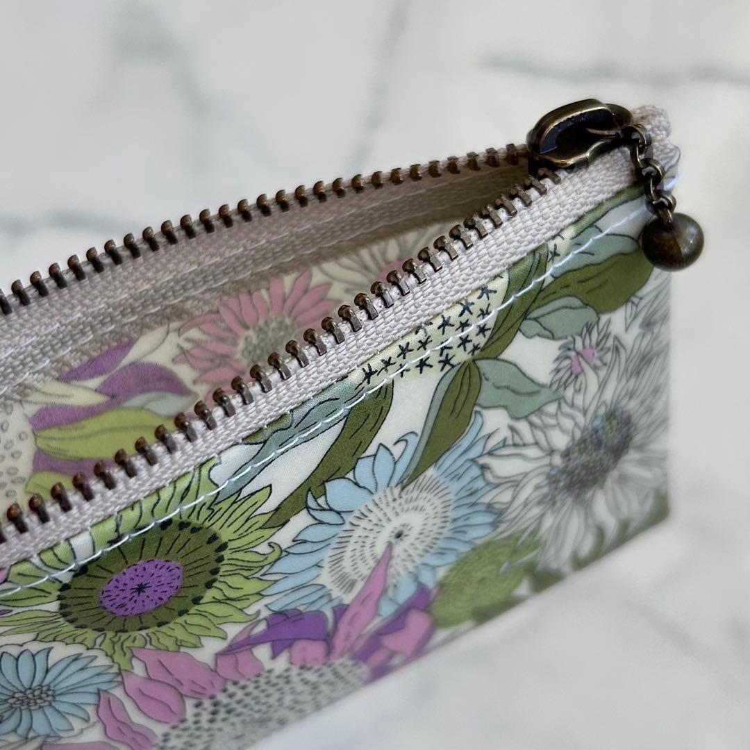 リバティスモールスザンナ カラビナポーチ キーホルダー　カードケース