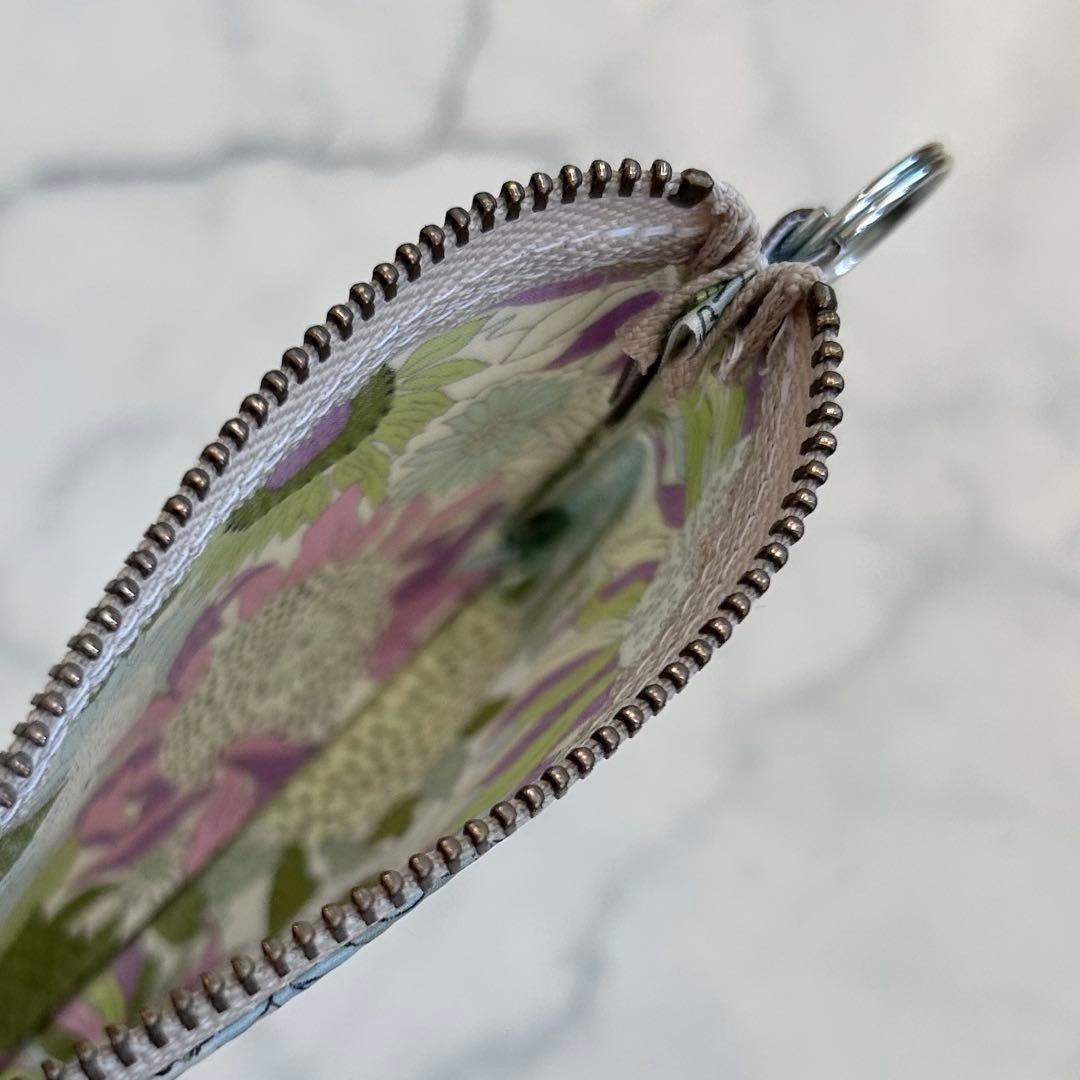 リバティスモールスザンナ カラビナポーチ キーホルダー　カードケース