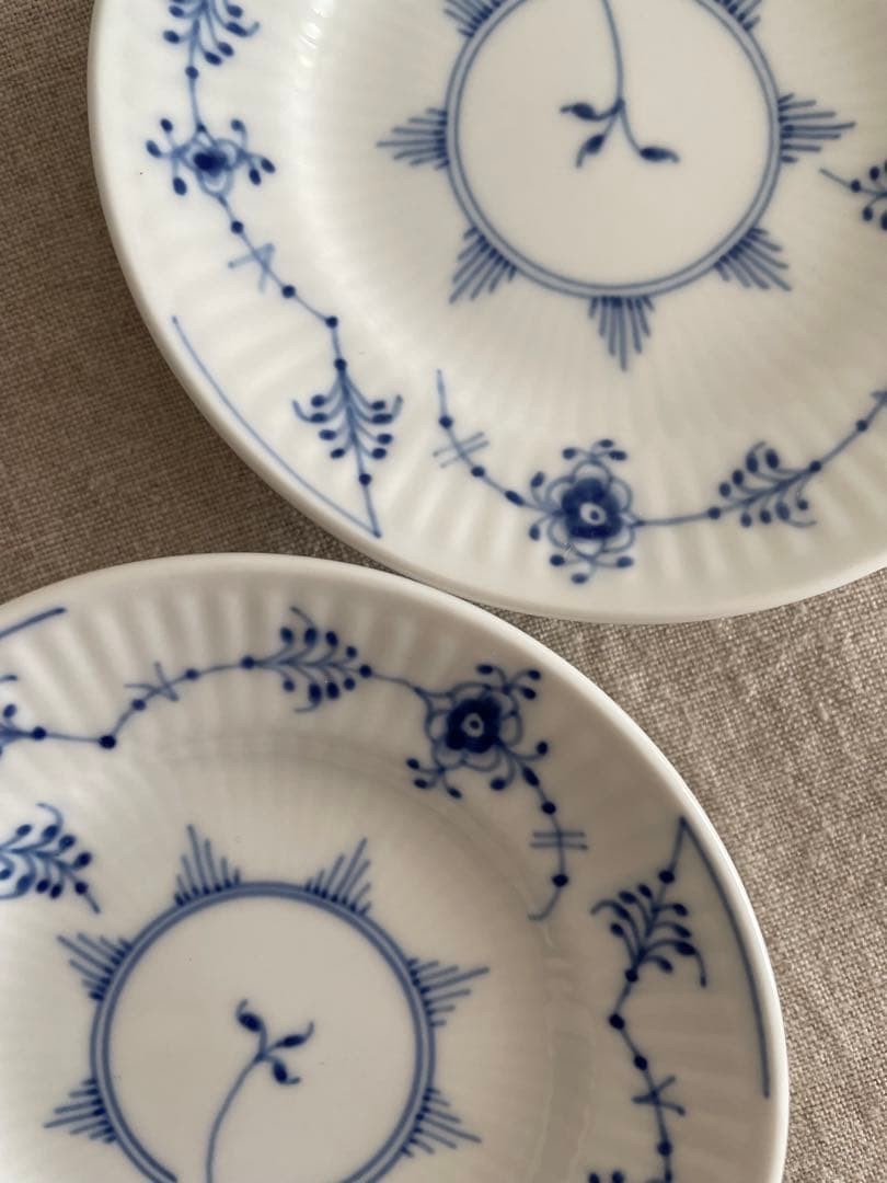 【新品未使用】ロイヤルコペンハーゲン　ブルーコペンハーゲン　ミニプレート2枚