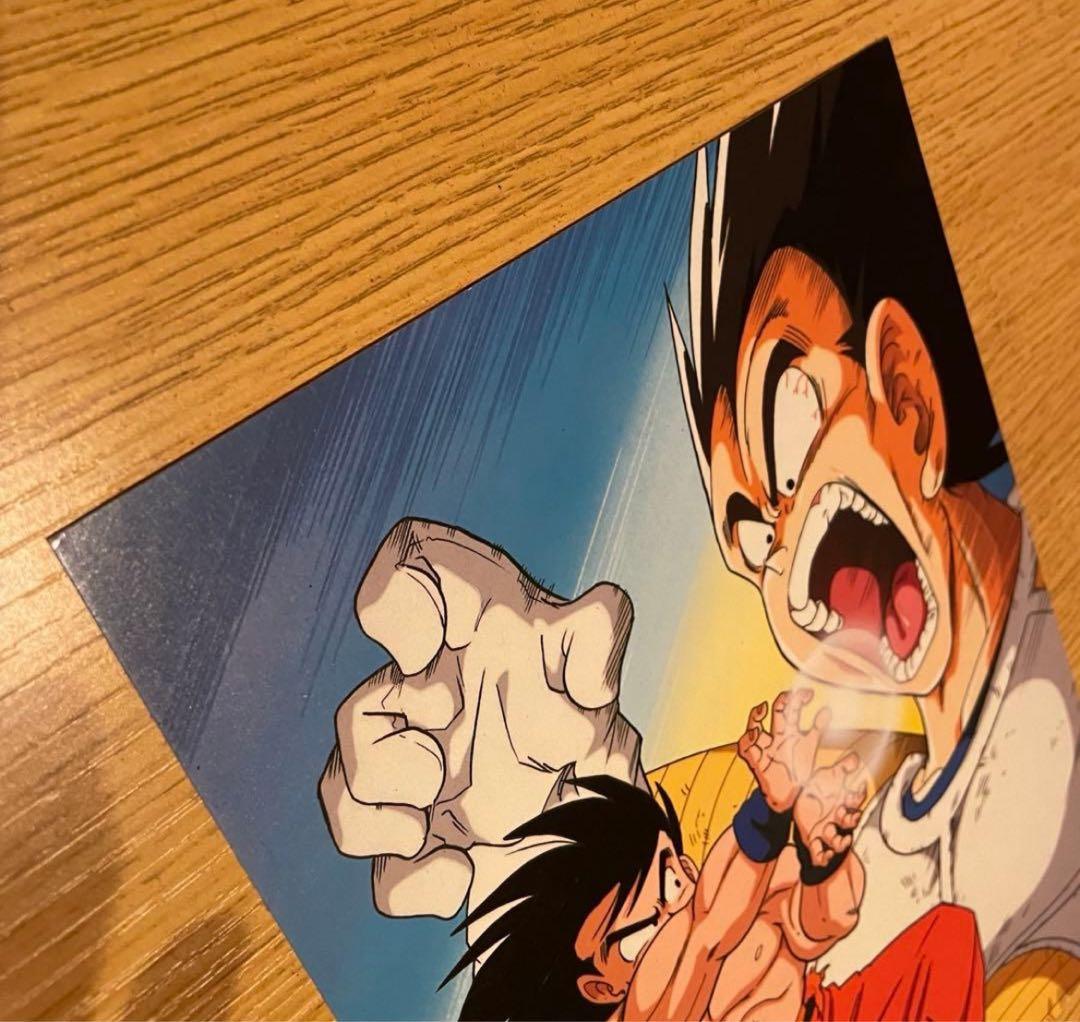 希少！初期版【アマダ】ドラゴンボールＺ　デラックスカード　悟空対ベジータ　レトロ