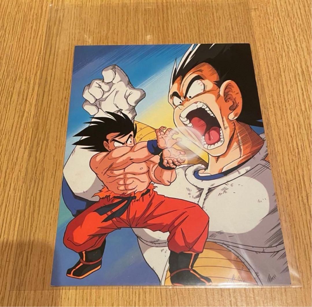 希少！初期版【アマダ】ドラゴンボールＺ　デラックスカード　悟空対ベジータ　レトロ