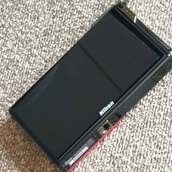 【美品】有機EL Nikon COOLPIX S80 レッド 基本動作確認済
