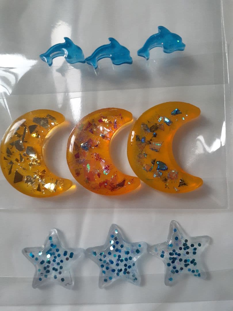 月のキーホルダー(ハンドメイド)