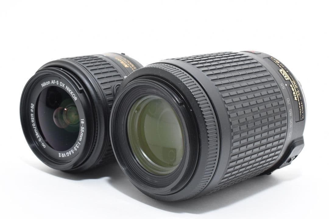 軽量 超高画質✨Nikon D5600✨ダブルレンズセット スマホ転送 初心者◎