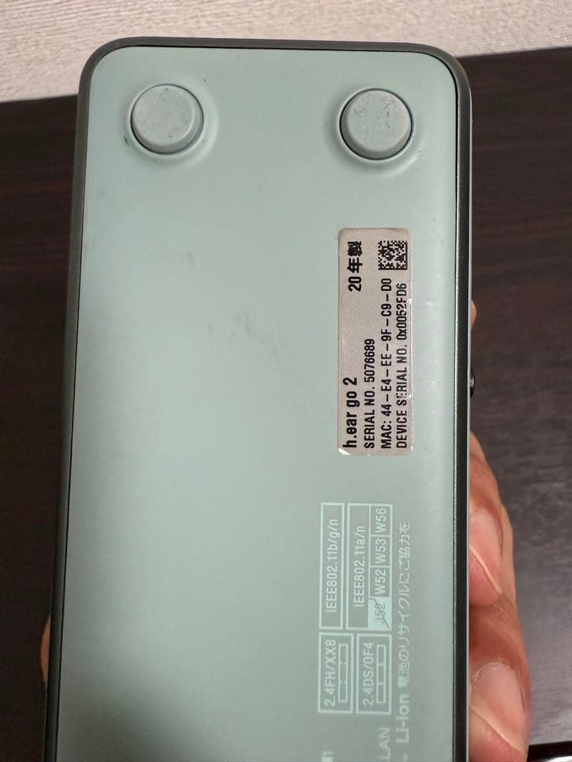 SONY ワイヤレススピーカー　薄水色