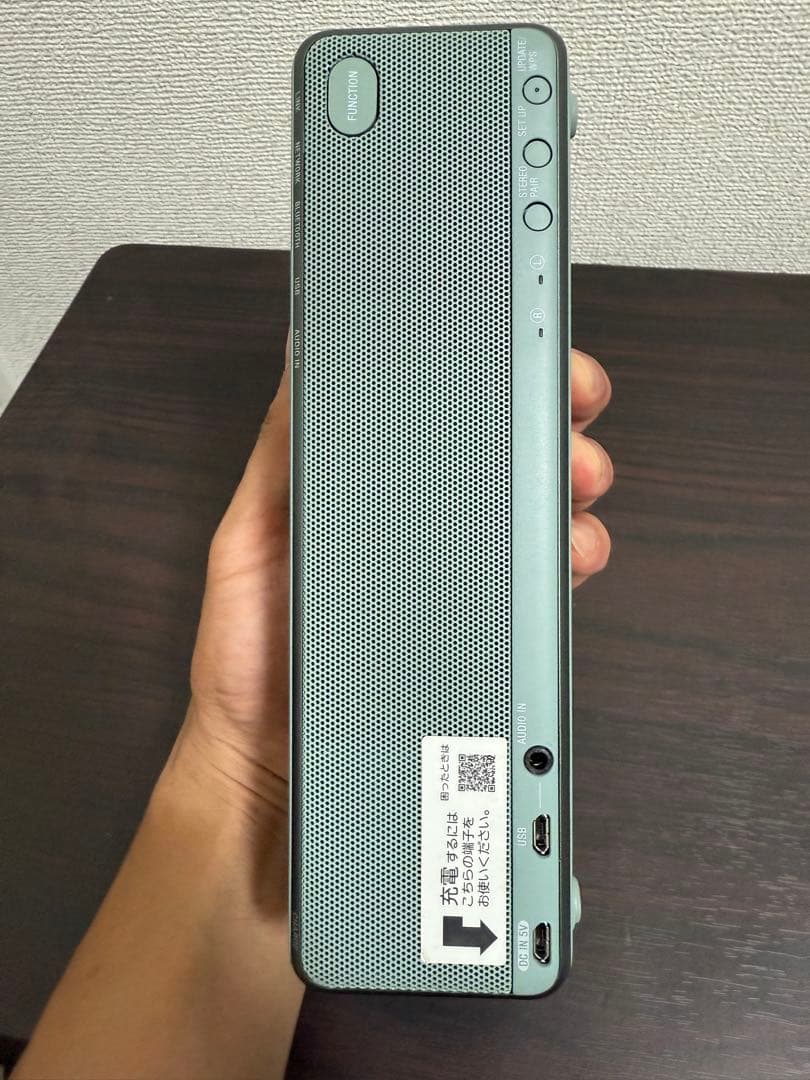 SONY ワイヤレススピーカー　薄水色