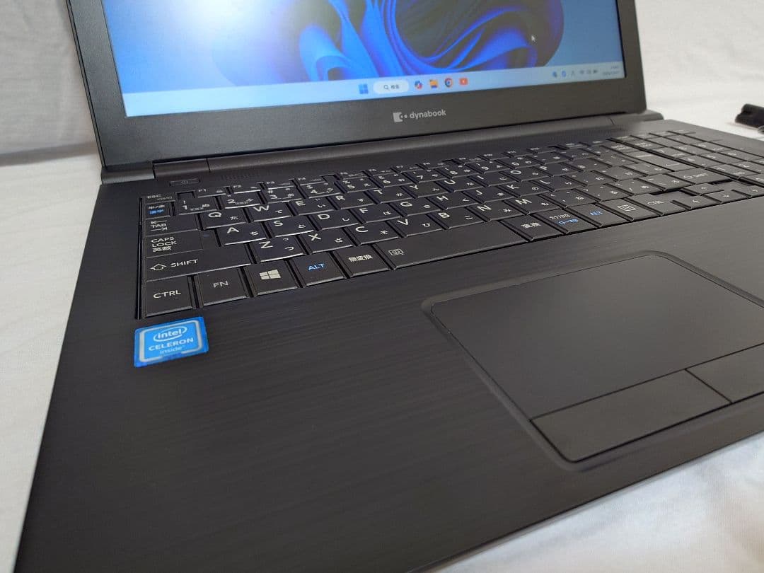 初期設定済：東芝Win11ノート SSD240GB/メモリ8GB