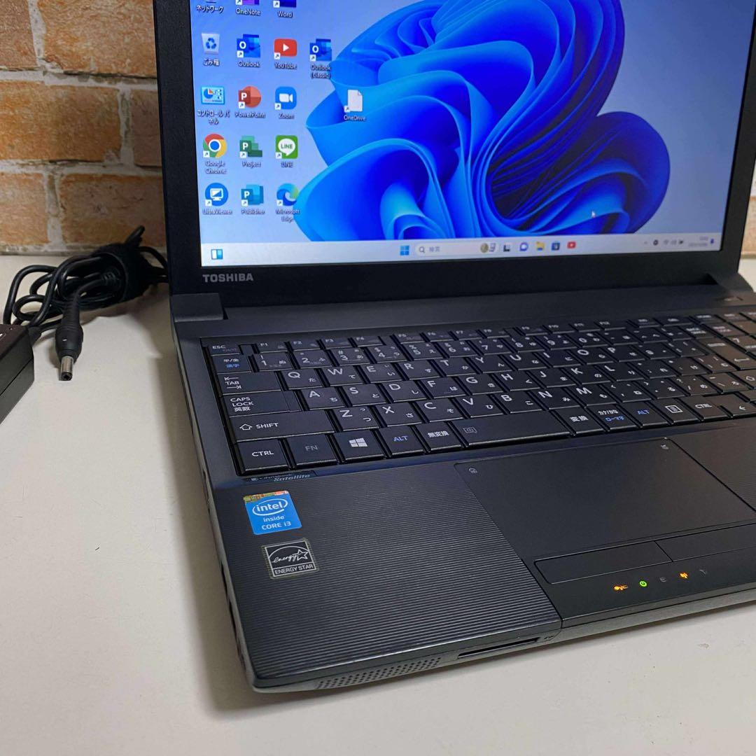 TOSHIBA ノートPC 高速起動SSD メモリ8GB オフィス2024年入り