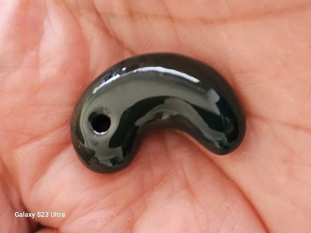 出雲瑪瑙碧玉勾玉　宝石鑑別書付き　伝統工芸士作品