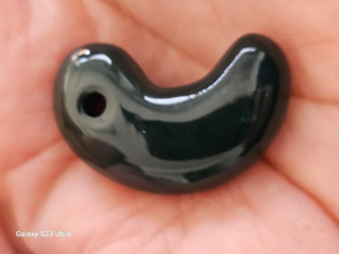 出雲瑪瑙碧玉勾玉　宝石鑑別書付き　伝統工芸士作品