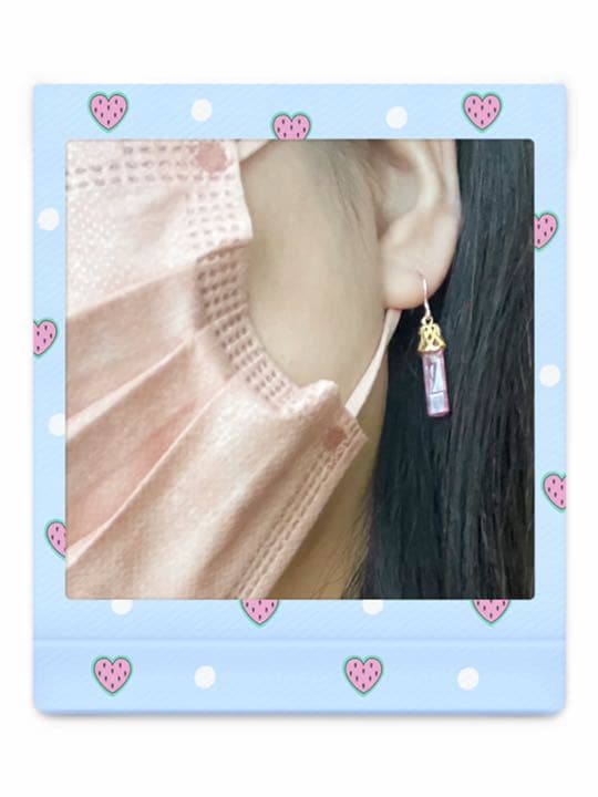 ピンクトルマリン ピアス＆ペンダント 大人可愛いᐡ⸝⸝› ·̫ ‹⸝⸝ᐡ②