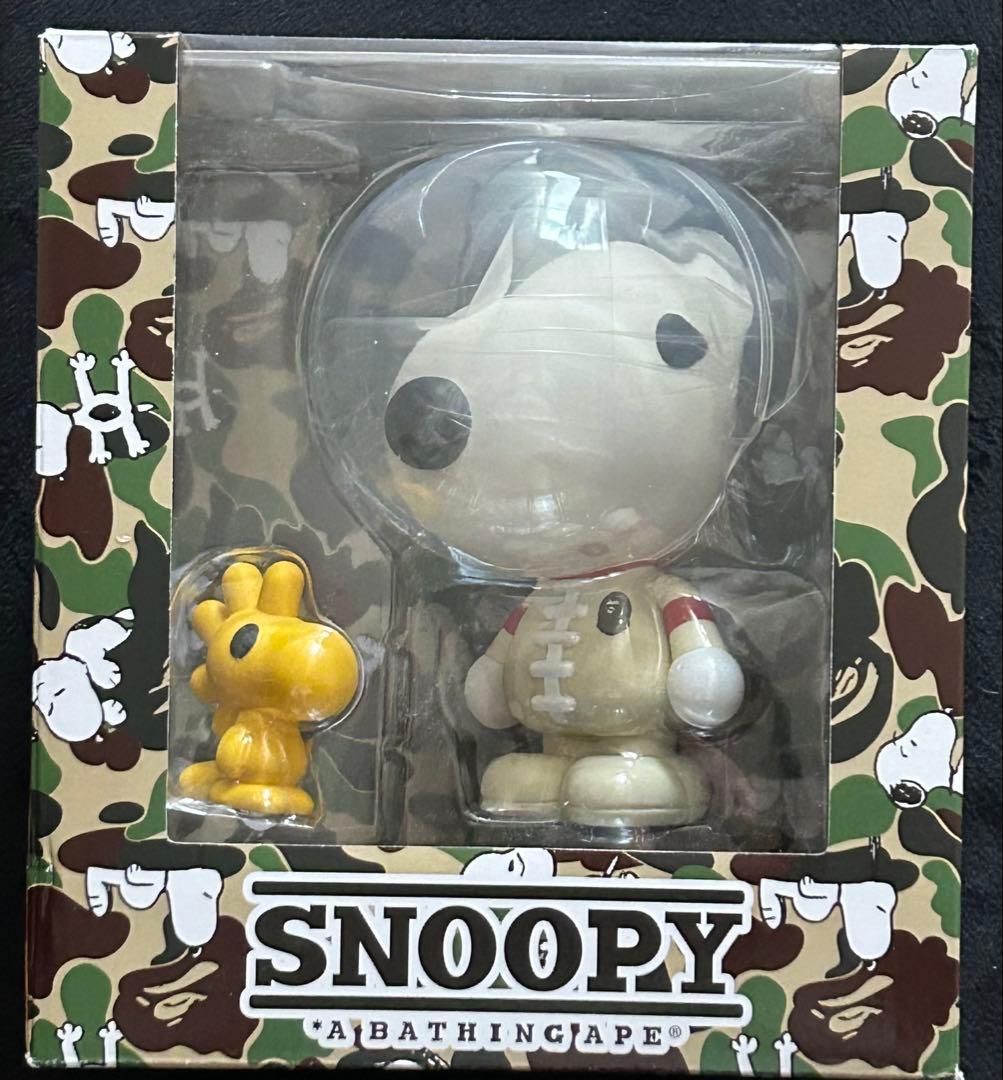 Snoopy A Bathing ape フィギュア メディコムトイ コラボ