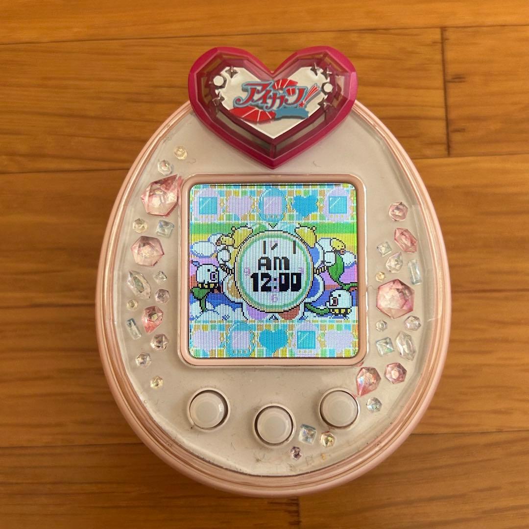 Tamagotchi P's たまごっちピース ピンク アイカツデコピアス付
