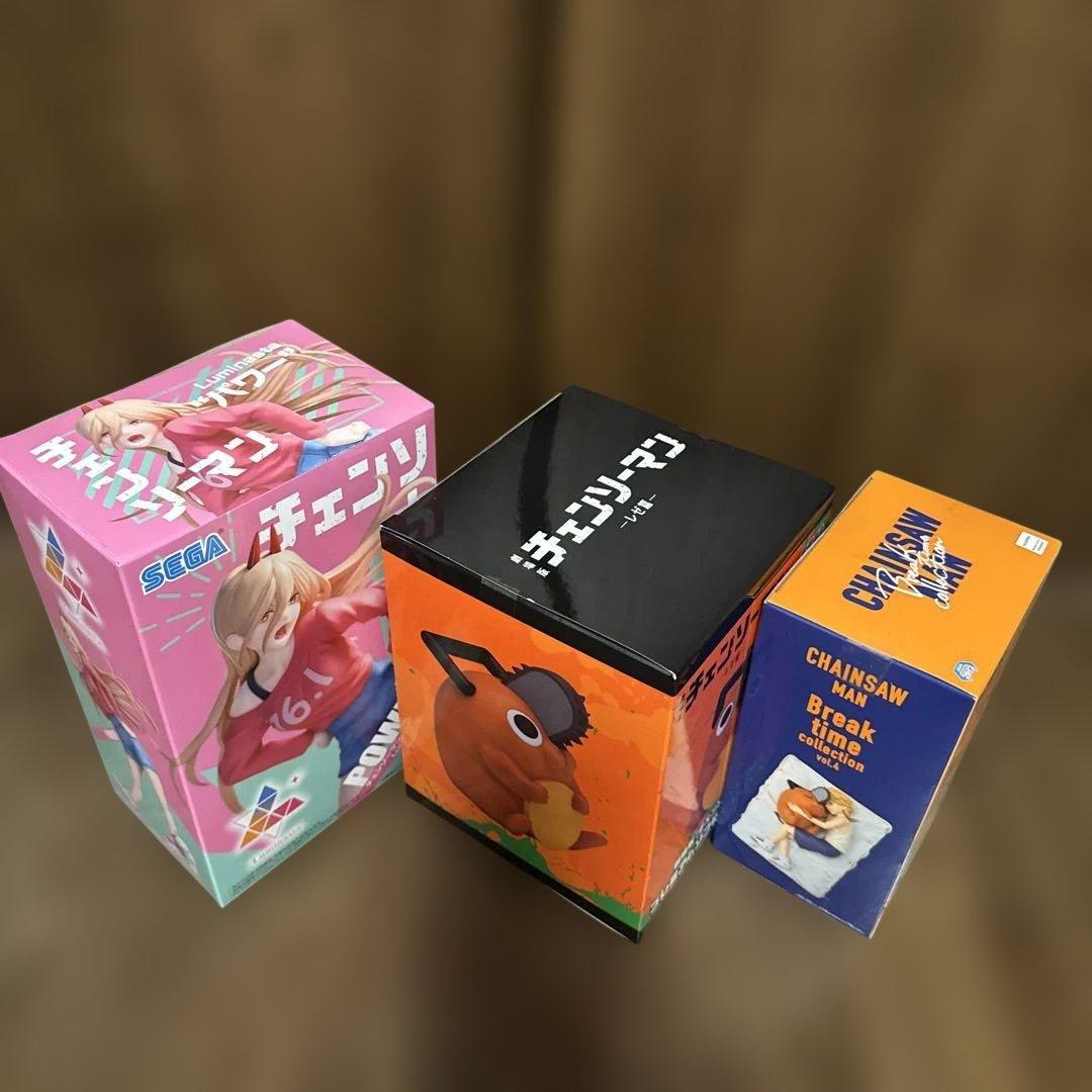 チェンソーマン　3体まとめ売り　ポチタ貯金箱/ブレイクタイム/パワー